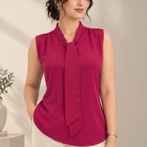 تاپ یقه کرواتی